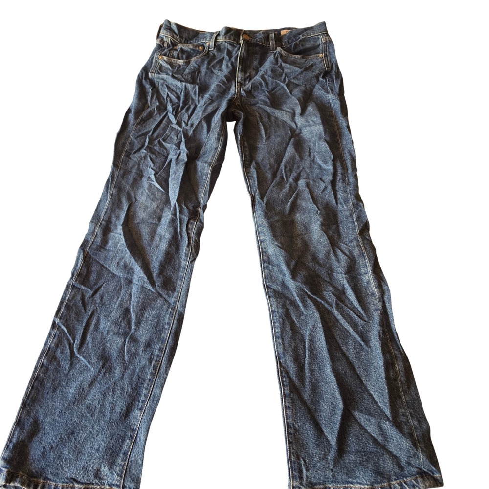 AYR The LaLa Straight Leg Jeans Medium Wash Blue Size 31 Made in LA